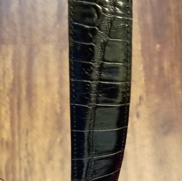 Brighton Vintage Women's Size Large Black Brown Decorative Accent Belt Western - Picture 8 of 11